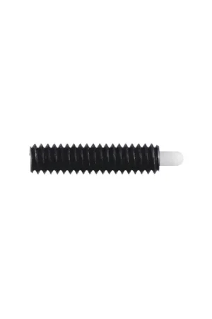 VLIER NNS55A 1/4"-28 Thread Size, 1" Thread Length, 0.1875" Projection, Steel Body, Delrin Nose Threaded Spring Plunger Super Sale