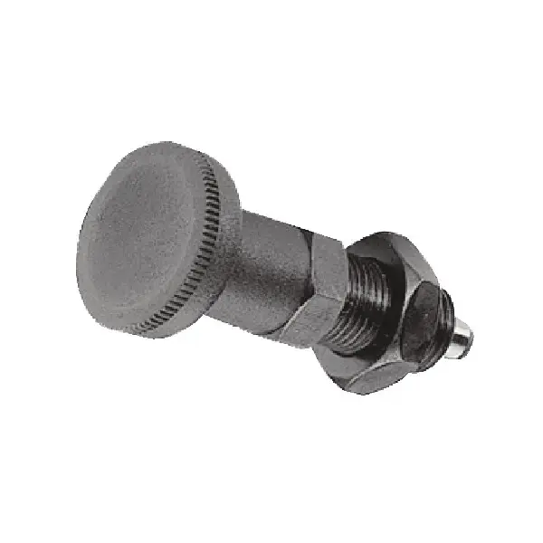Markdown J.W. WINCO 8TF75/A 1/2"-13 Thread Size, 6mm Plunger Dia., 0.98" Handle Dia. Indexing Plunger