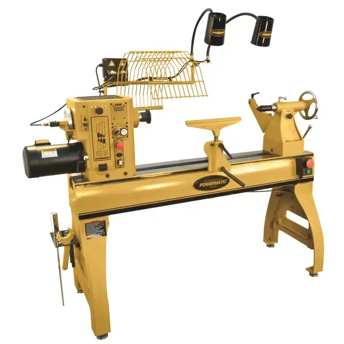 Best Choice POWERMATIC 4224B 2 HP, 1 or 3 PH, 230V Low 50-1200 RPM, High 125-3200 RPM Speed Wood Lathe