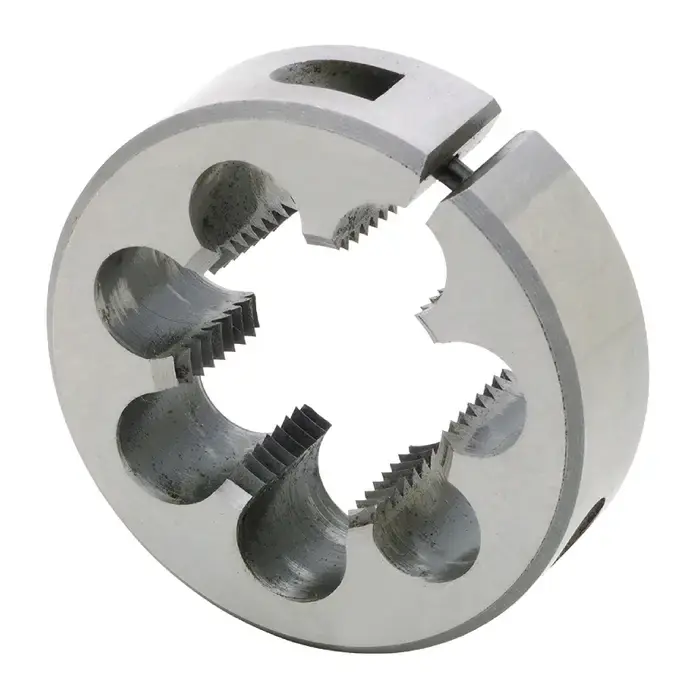 Premium TMX 1/4"-18 NPT 1-1/2" OD, Right Hand M2 High Speed Steel Rc 63-64 Round Adjustable Die