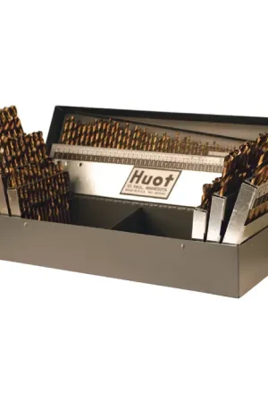 Brand New TTC PRODUCTION A3799-CO 1.00mm to 13.00mm 118° Bronze Cobalt Jobbers Length Drill Set