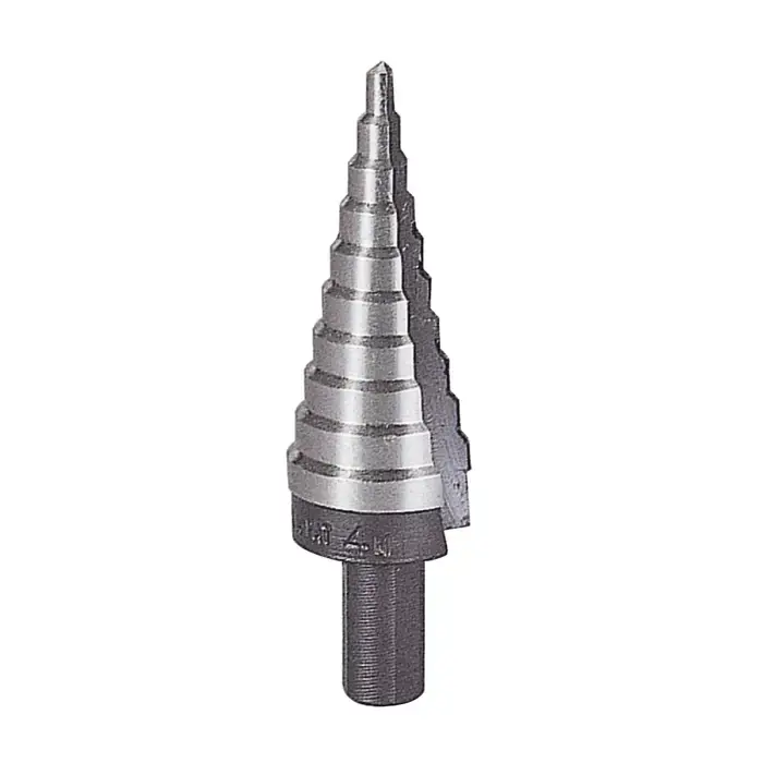 UNIBIT 4M 10 Hole Sizes, 4mm to 22mm by 2mm Hole Diam. Step Drill Markdown