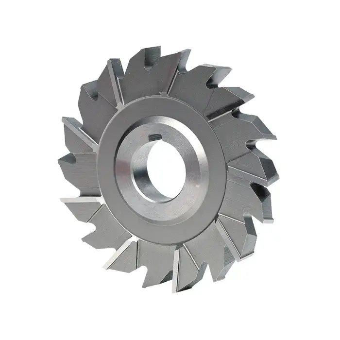 Brand New TTC 10-044-048 4" Size, 3/4" Face Width, Mixed Teeth High Speed Steel Side Milling Cutter