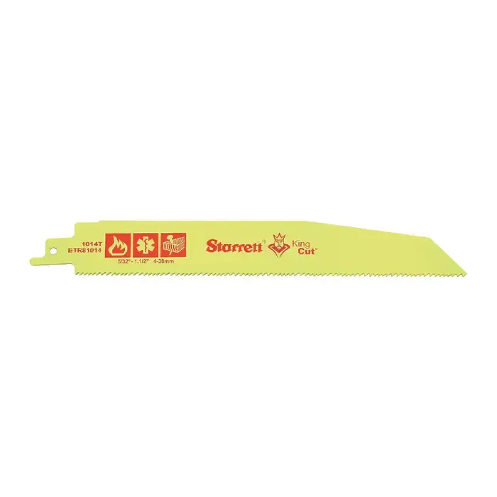 STARRETT 11476 9" Long, .063" Thick, 6 to 10 Vari TPI High Speed Steel Reciprocating Blade Instant Buy