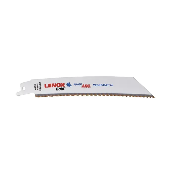 LENOX 21069618GR 6" Long, .035" Thick, 18 TPI Bi-Metal Reciprocating Blade Sale