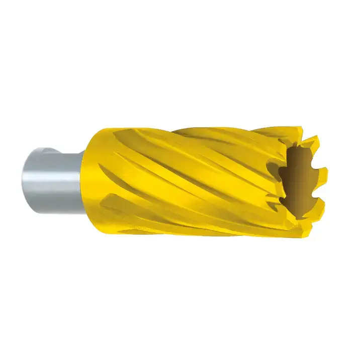 Latest POWERBOR AS0524TIN 2-1/16", 1" Deep High Speed Steel TiN Annular Cutter or Tool