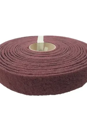 Best Choice TTC PRODUCTION USA MADE A020766 Aluminum Oxide Non-Woven Roll - 2" x 30‘ Size, Very Fine Grade, Maroon