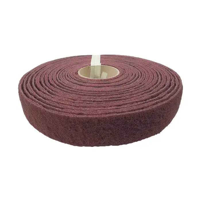 Best Choice TTC PRODUCTION USA MADE A020766 Aluminum Oxide Non-Woven Roll - 2" x 30‘ Size, Very Fine Grade, Maroon