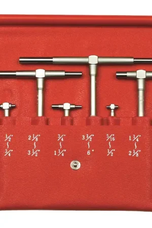 Buy Online MITUTOYO 155-903 5/16" - 6" Range, 6 No. of Pieces Telescoping Hole Gage