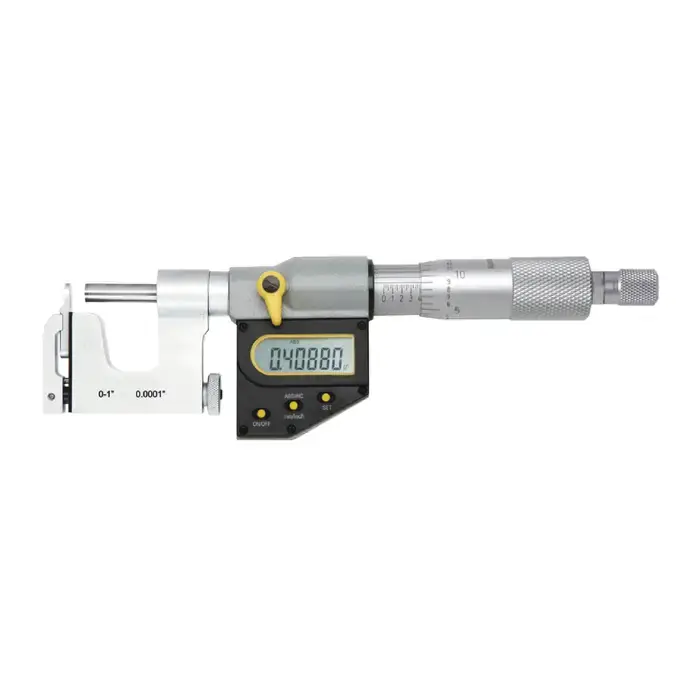 ASIMETO 125-01-1 0 - 1" Range, .0001" Graduation Multi-Anvil Outside Micrometer Save Now