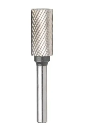 TTC PRODUCTION A-114 5/8" High Speed Steel Rotary Bur - Cylindrical-Flat End (Not End Cut), Straight Shank, Best for Plastics Bargain