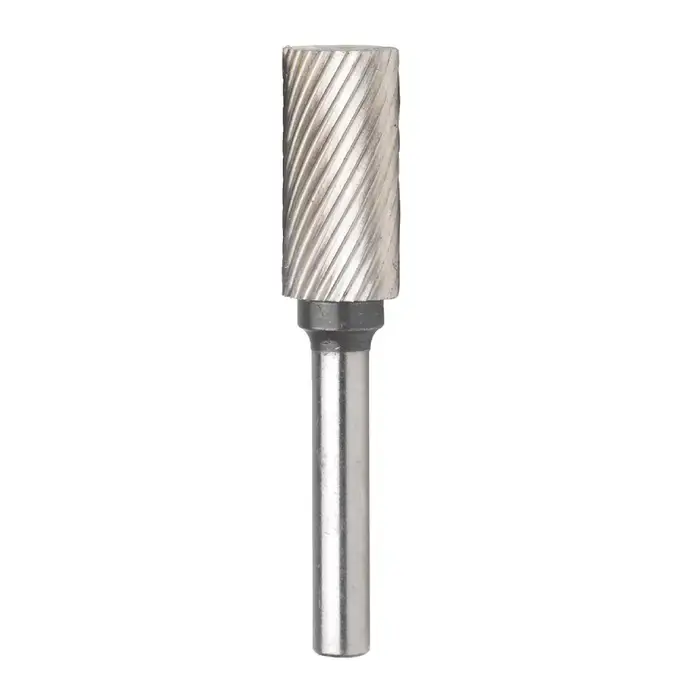 TTC PRODUCTION A-114 5/8" High Speed Steel Rotary Bur - Cylindrical-Flat End (Not End Cut), Straight Shank, Best for Plastics Bargain