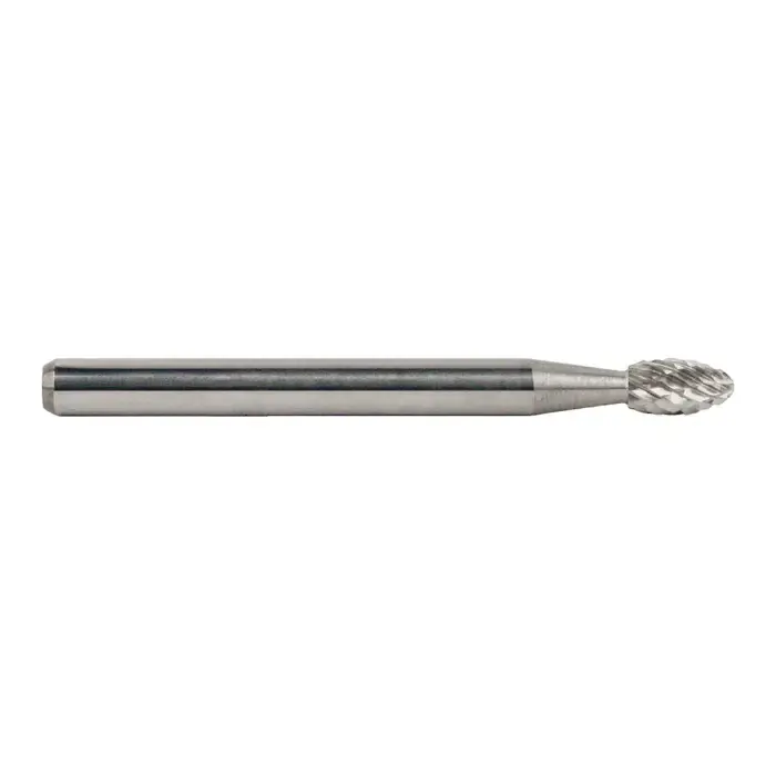 Get Yours TTC PRODUCTION USA MADE E-105D 1/4" Carbide Rotary Bur - Oval, Straight Shank, Best for Steel