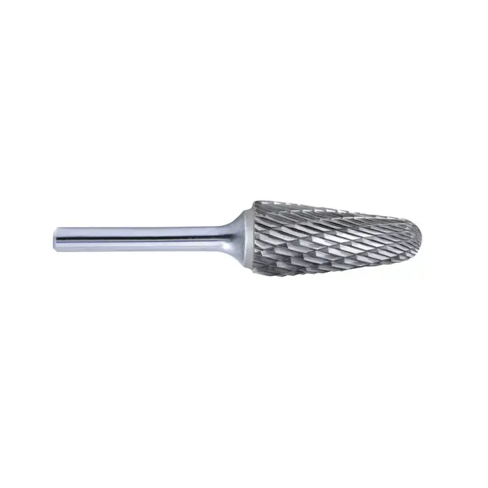 TTC PRODUCTION USA MADE U-141D 5/8" Carbide Rotary Bur - Taper-14° Included Angle, Straight Shank, Best for Steel Sale