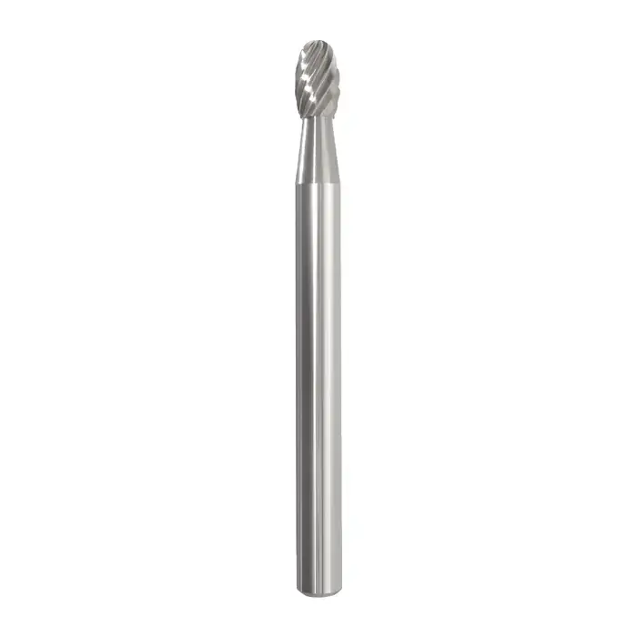 M.A. FORD 44375020 3/8" Carbide Rotary Bur - Oval, Straight Shank, Best for Steel Special Discount
