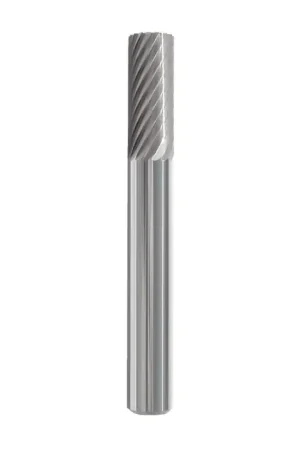 Best Seller TTC PRODUCTION SC-5 1/2" Carbide Rotary Bur - Cylindrical-Radius End, Straight Shank, Best for Steel