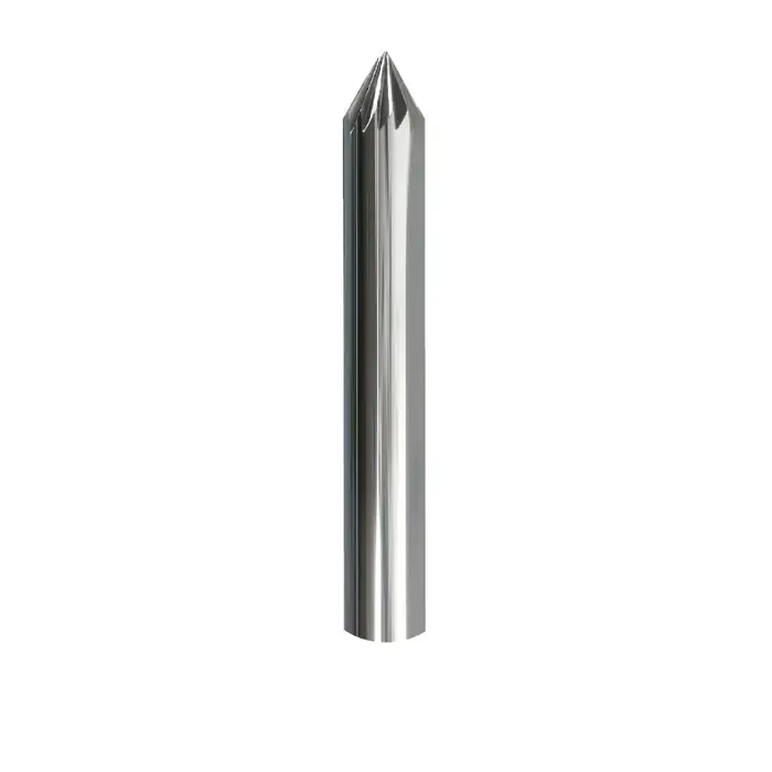 Popular M.A. FORD 29602500 1/4" Carbide Rotary Bur - 60° Angle, Straight Shank, Best for Steel