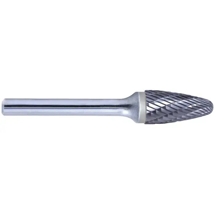 M.A. FORD 45375027 3/8" Carbide Rotary Bur - Tree-Radius End, Straight Shank, Best for Steel Special Offer