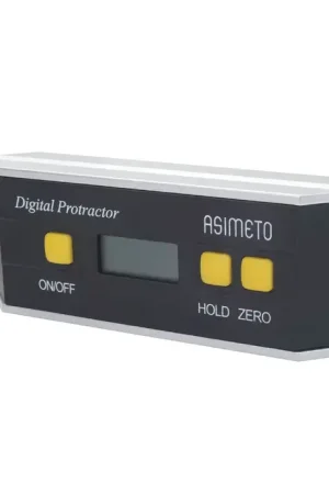 ASIMETO 490-16-2 360° (4 x 90°) Range, Digital Protractor - Level Type Type Combination Protractor / Inclinometer Buy Online