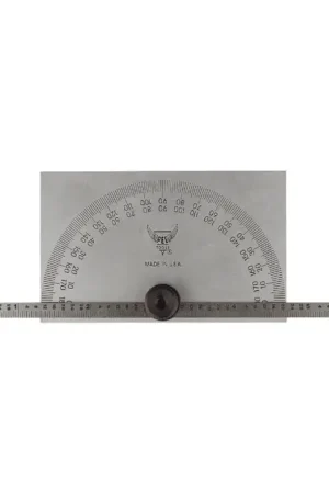 Direct From Factory PEC 5190 Rectangle Shape, 6" Length Protractor