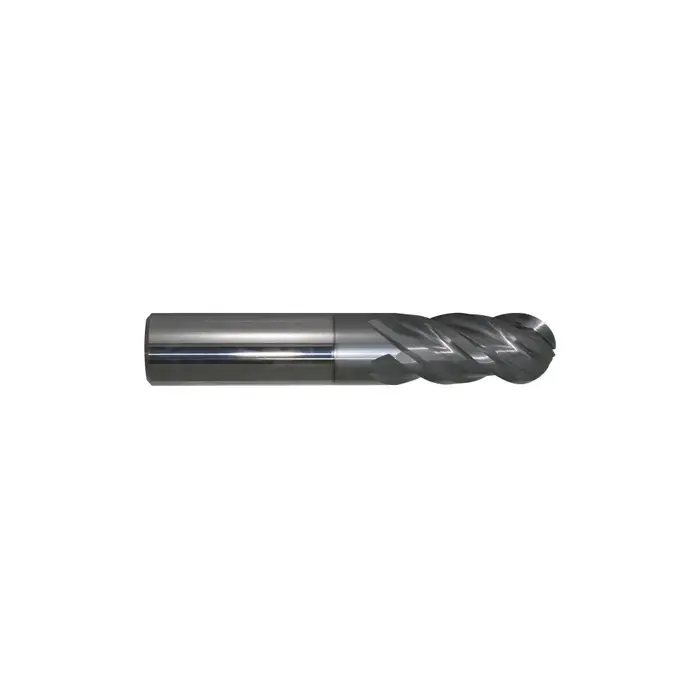 Best Choice CERATIZIT 12180659 1/8" Size, 1/2" LOC, 4 Flute, Solid Carbide Ball/Roughing Combination End Mill