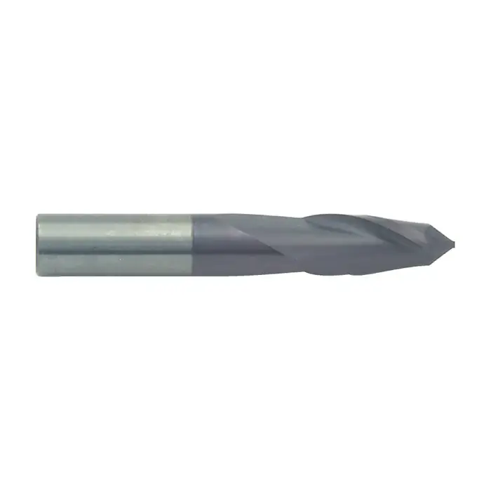 RUSHMORE USA 102659 3/8" Size, 1" LOC, 2 Flute, 90° Point Angle, Solid Carbide Drill Mill Reduced Price