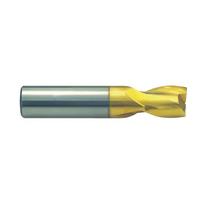T&O 20-104-108 3/16" Size, 3/8" LOC, 2 Flute, TiN Solid Carbide Square End Mill Authentic