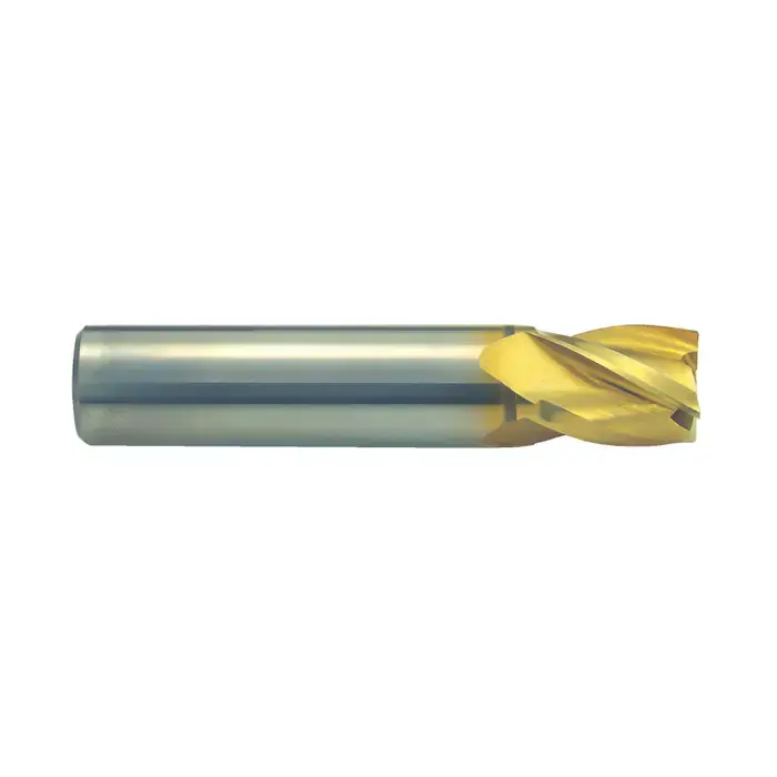 Flash Sale T&O 20-101-108 3/16" Size, 3/8" LOC, 4 Flute, TiN Solid Carbide Square End Mill