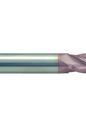 Luxury T&O 20-101-180 1/2" Size, 5/8" LOC, 4 Flute, TiCN Solid Carbide Square End Mill