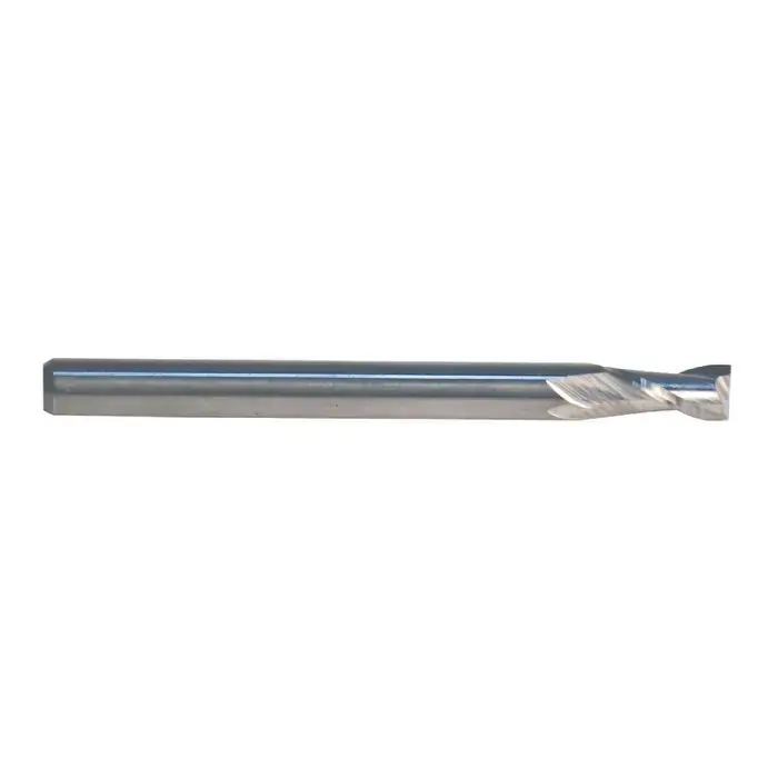 RUSHMORE USA 103185 3/8" Size, 5/8" LOC, 2 Flute, Bright Solid Carbide Square End Mill Fresh Stock