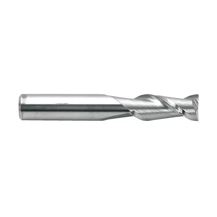 Order Now RUSHMORE USA 100159 1/2" Size, 1" LOC, 2 Flute, Bright Solid Carbide Square End Mill