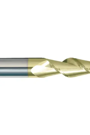 Fan Favorite RUSHMORE USA 104932 3/8" Size, 1-3/8" LOC, .005"-.010" Radius, 2 Flute, Solid Carbide Corner Radius End Mill