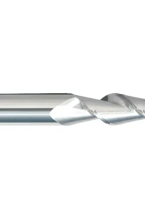 Certified RUSHMORE USA 104895 3/8" Size, 3" LOC, .005"-.010" Radius, 2 Flute, Solid Carbide Corner Radius End Mill