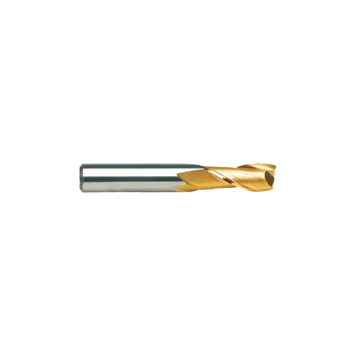 RUSHMORE USA 100460 1/16" Size, 3/16" LOC, 2 Flute, TiN Solid Carbide Square End Mill Order Now