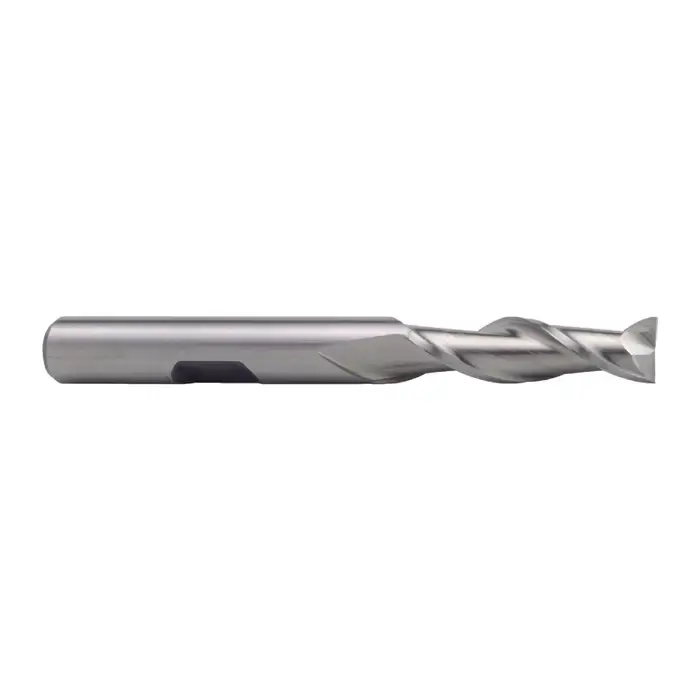 WELDON 57052 1/2" Size, 2" LOC, 2 Flute, Bright High Speed Steel Square End Mill Clearance