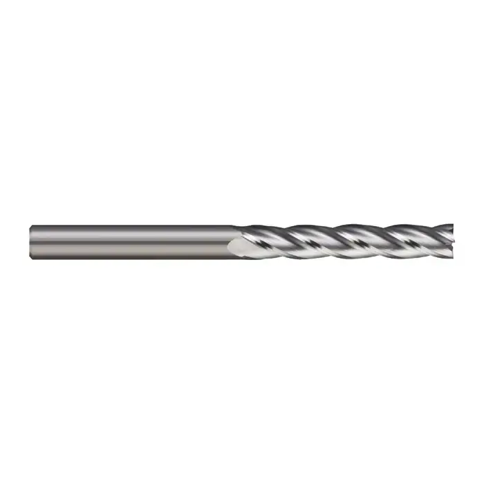 MICRO 100 AELM-080-2 8.00mm Size, 40.00mm LOC, 2 Flute, Bright Solid Carbide Square End Mill Instant Buy