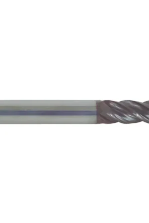 Must Have T&O 20-102-206 1/2" Size, 1" LOC, .025"-.030" Radius, 4 Flute, Solid Carbide Corner Radius End Mill