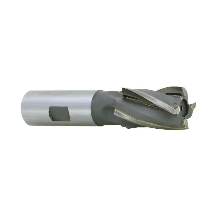 Today Only TTC PRODUCTION 24-312-496 1-1/2" Size, 2-1/4" LOC, 4 Flute, Bright and Black Finish Carbide Tipped Square End Mill