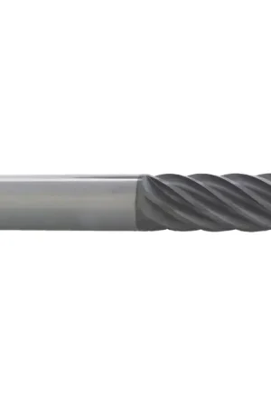 Super Sale CERATIZIT 12180826 1/2" Size, 1-5/8" LOC, 7 Flute, nACRo Solid Carbide Square End Mill
