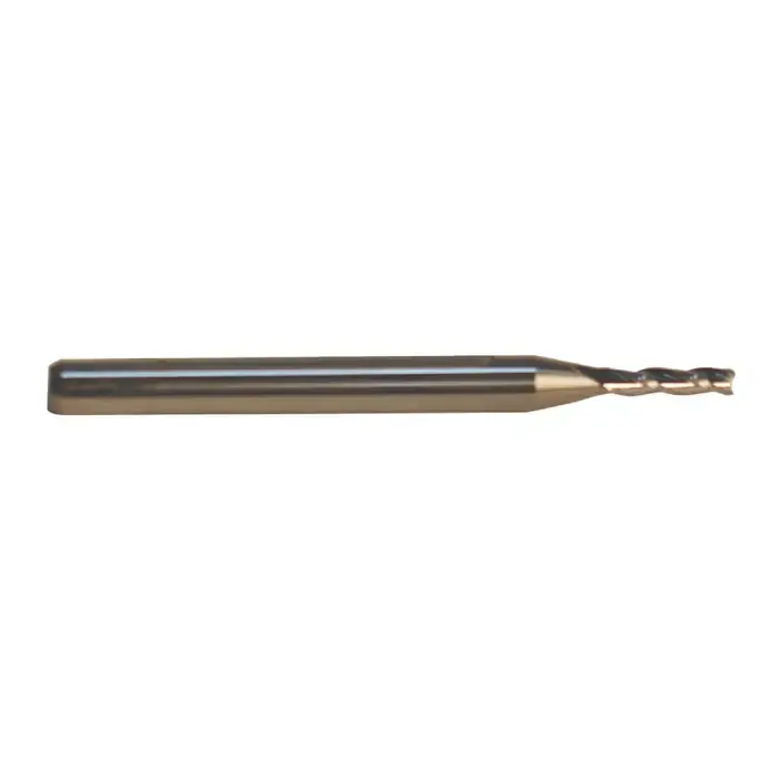 Same Day Shipping RUSHMORE USA 103190 1/16" Size, 3/16" LOC, 3 Flute, Bright Solid Carbide Square End Mill