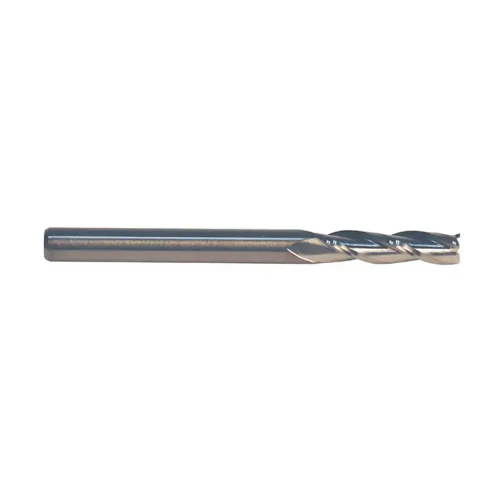 Genuine RUSHMORE USA 103192 1/8" Size, 1/2" LOC, 3 Flute, Bright Solid Carbide Square End Mill