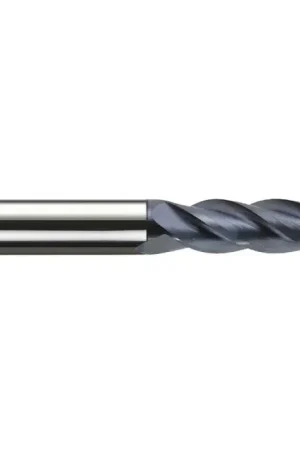 Save Now RUSHMORE USA 105652 1/2" Size, 1" LOC, .030" Radius, 4 Flute, Solid Carbide Corner Radius End Mill