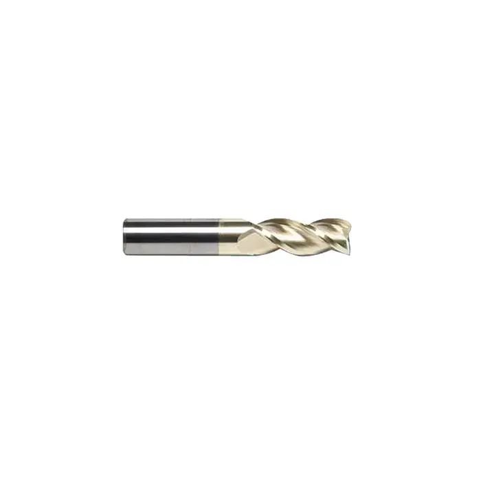 Hassle-Free Returns RUSHMORE USA 314518 3/16" Size, 5/8" LOC, 3 Flute, ZrN Solid Carbide Square End Mill