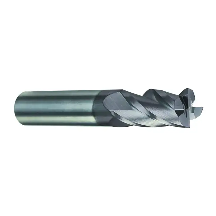 Deal MICRO 100 GEMM-080-4X 8.00mm Size, 19.00mm LOC, 4 Flute, AlTiN Solid Carbide Square End Mill
