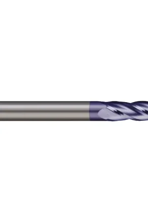 Big Sale MICRO 100 SEM-250-03X 1/4" Size, 1/2" LOC, 3 Flute, AlTiN Solid Carbide Square End Mill