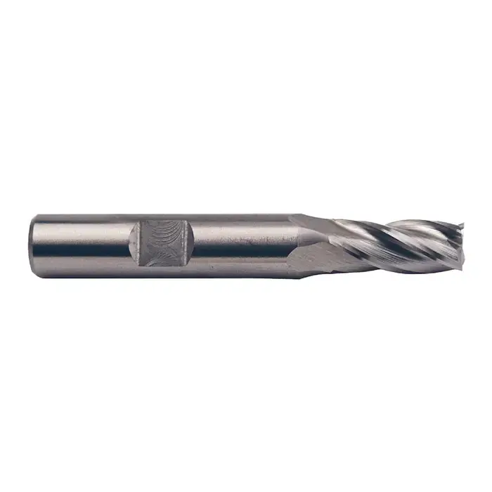 Affordable RUSHMORE USA 100126 9/16" Size, 1-3/8" LOC, 4 Flute, Bright High Speed Steel Square End Mill