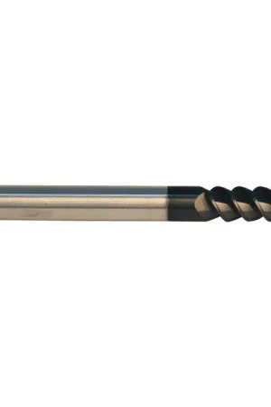 RUSHMORE USA 105625 3/8" Size, 1" LOC, 3 Flute, AlTiN Solid Carbide Square End Mill While Supplies Last