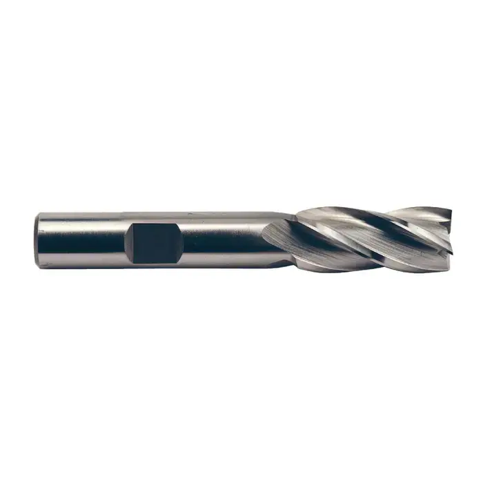 TTC PRODUCTION HP 08-005-260 11/16" Size, 1-5/8" LOC, 4 Flute, Bright High Speed Steel Square End Mill Express Delivery