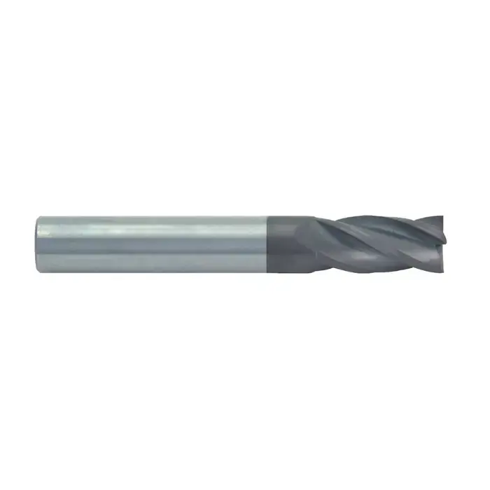 RUSHMORE USA 102850 1.00mm Size, 3.00mm LOC, 4 Flute, TiAlN Solid Carbide Square End Mill Premium