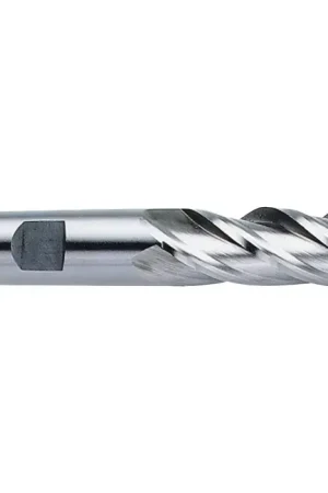 Fast Shipping TTC PRODUCTION HP 08-015-080 5/16" Size, 3/4" LOC, 4 Flute, Bright High Speed Steel Square End Mill